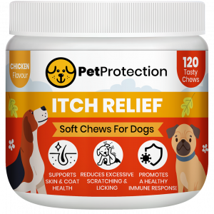PetProtection 120 Itch Relief Chews for Dogs Reduce excessive scratching and licking