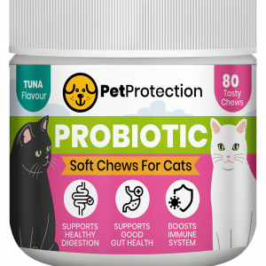 PetProtection™ Cat Probiotic Chews – premium digestive, gut health and immune support supplement for cats