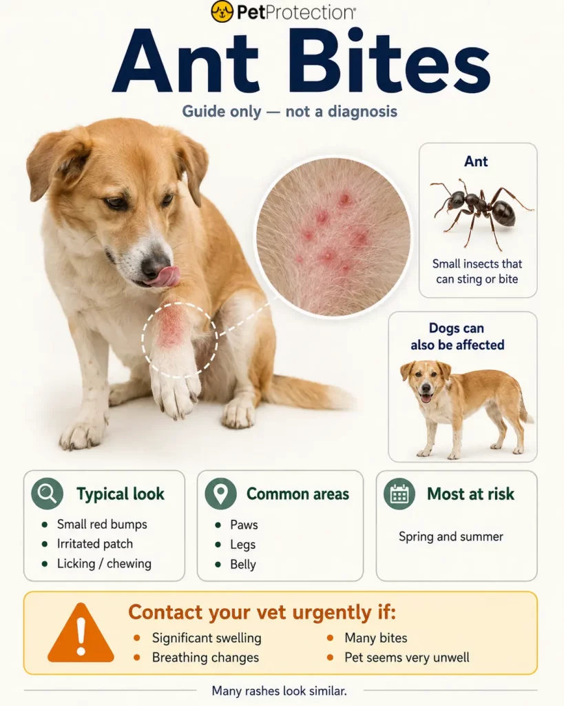 How to Identify Common Insect Bites on Cats and Dogs in the UK 7 Ant bite on pet